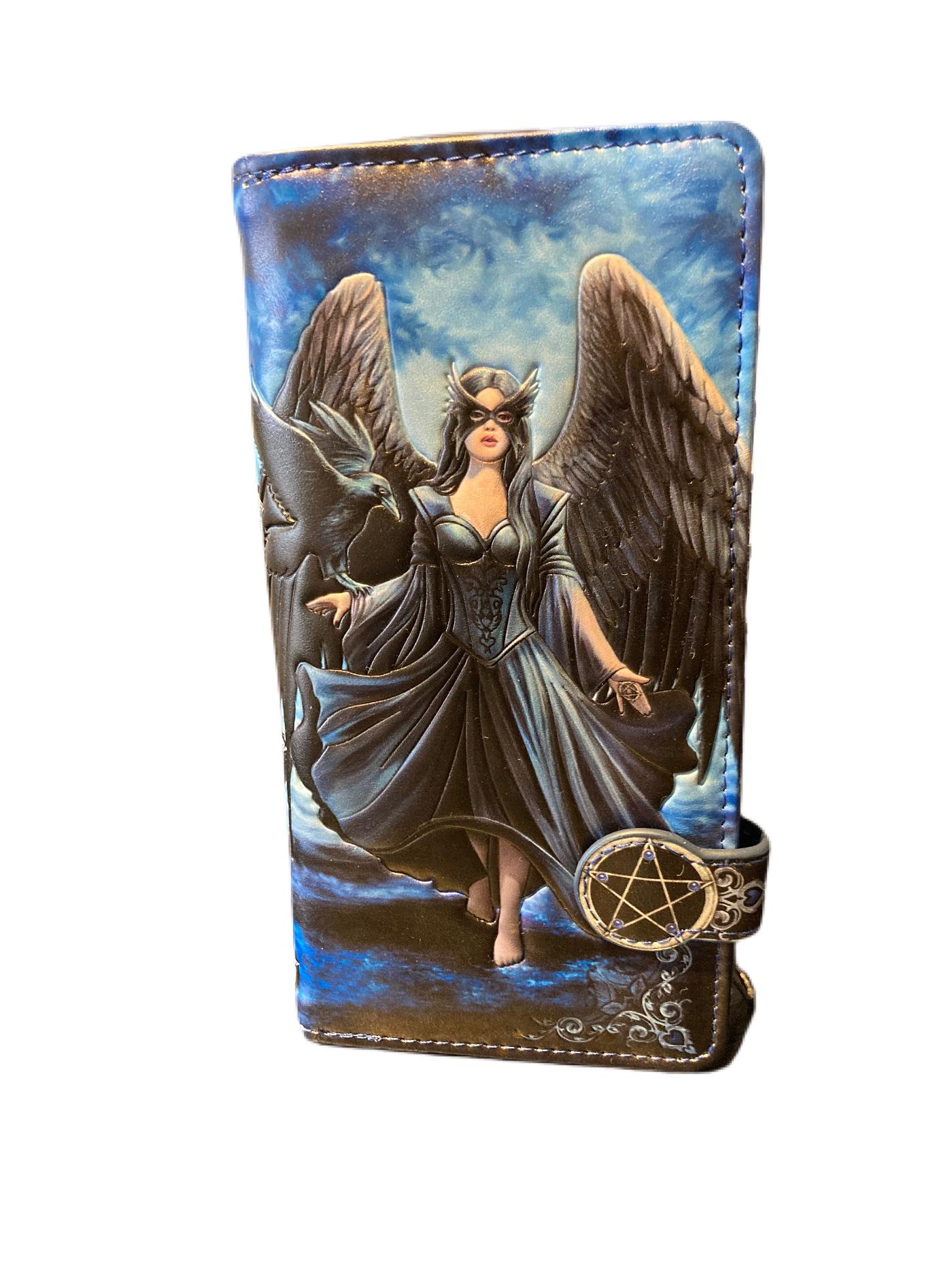Anne Stokes Raven Embossed purse