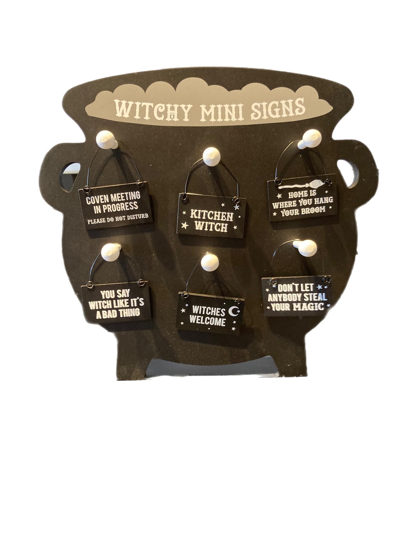 Mini Witchy signs