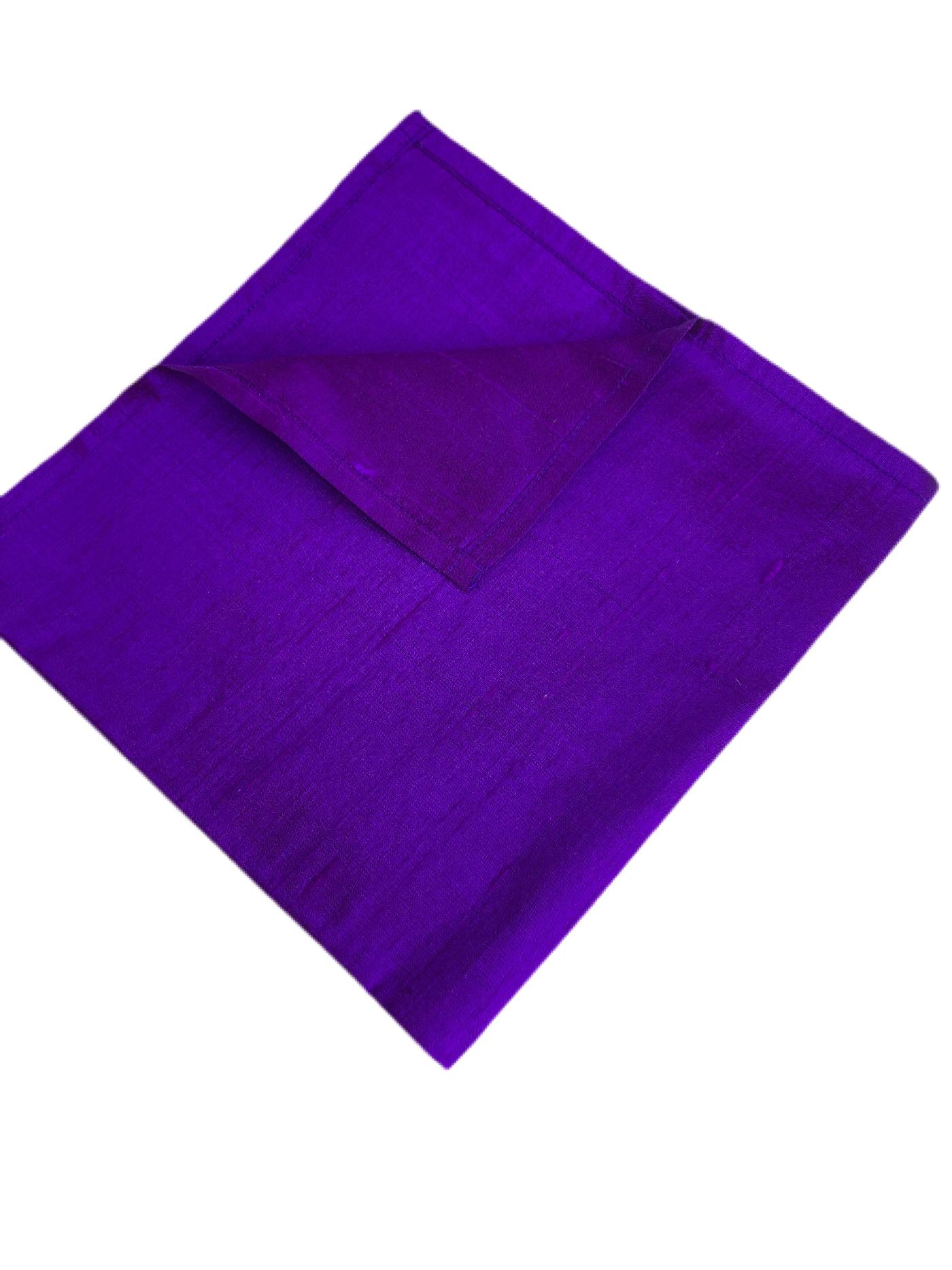 Large 100- Silk Reading cloth Purple