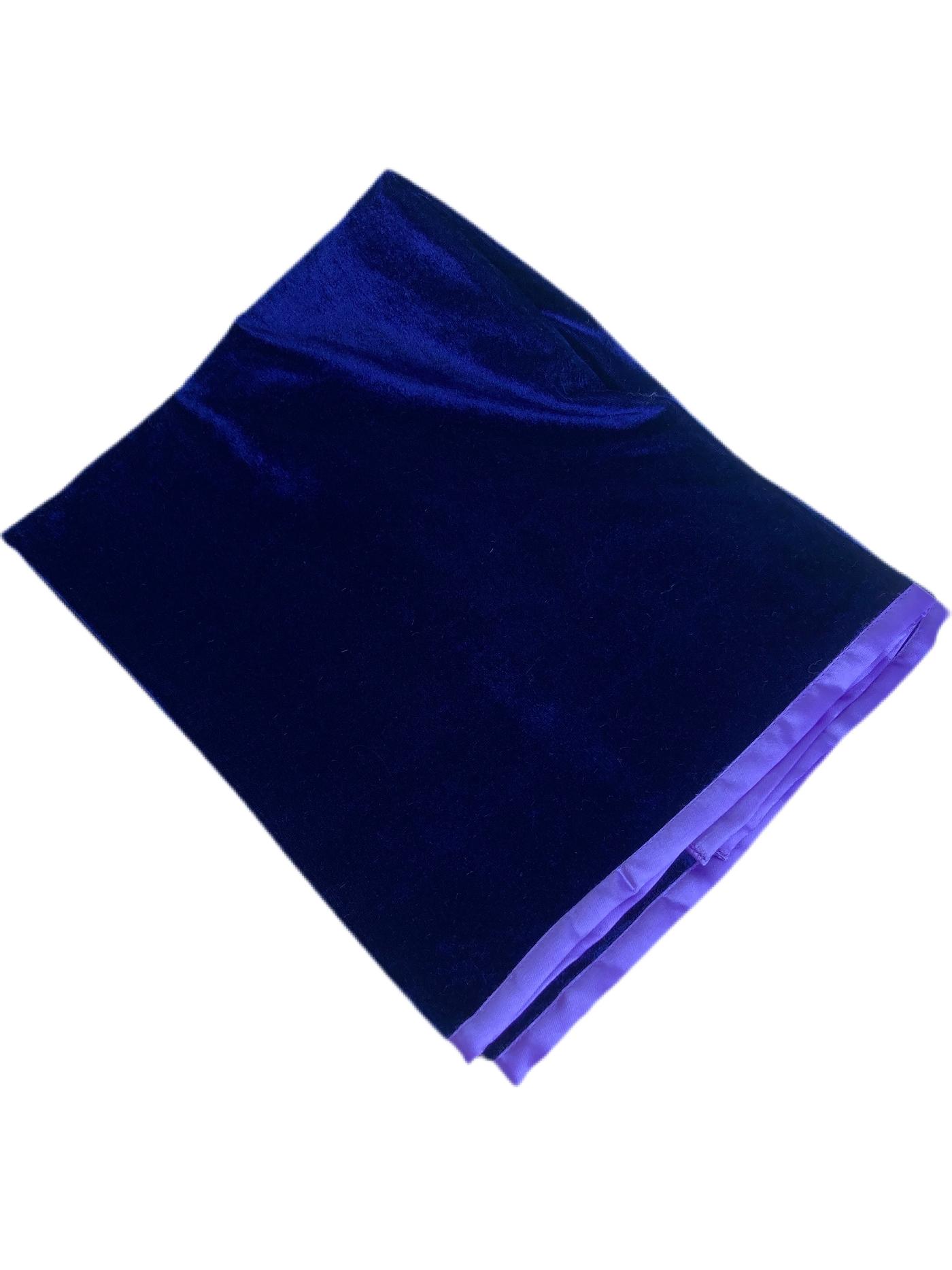 Large Velvet reading cloth Deep purple - Lilac