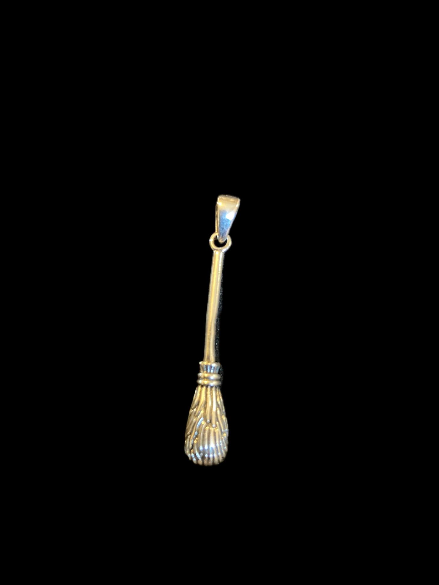 Sterling Silver Besom Broom Pendant only