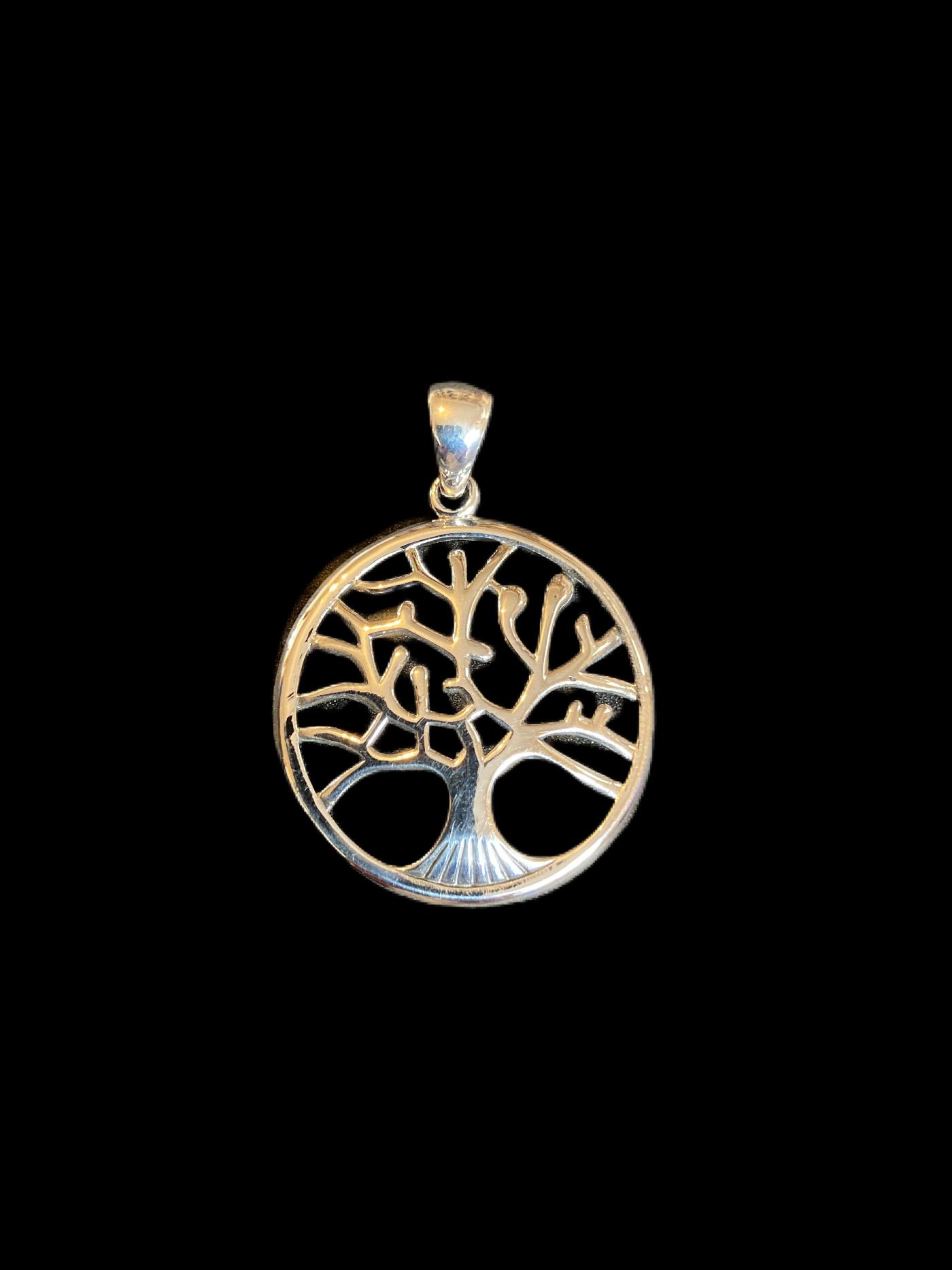 Sterling Silver Large Tree of Life Pendant, pendant only