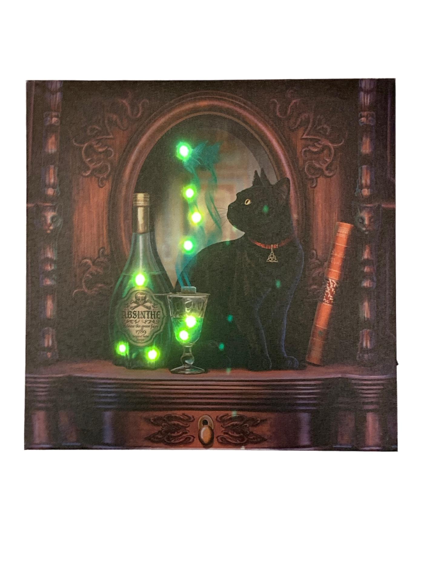 Absinth Light up canvas by Lisa Parker