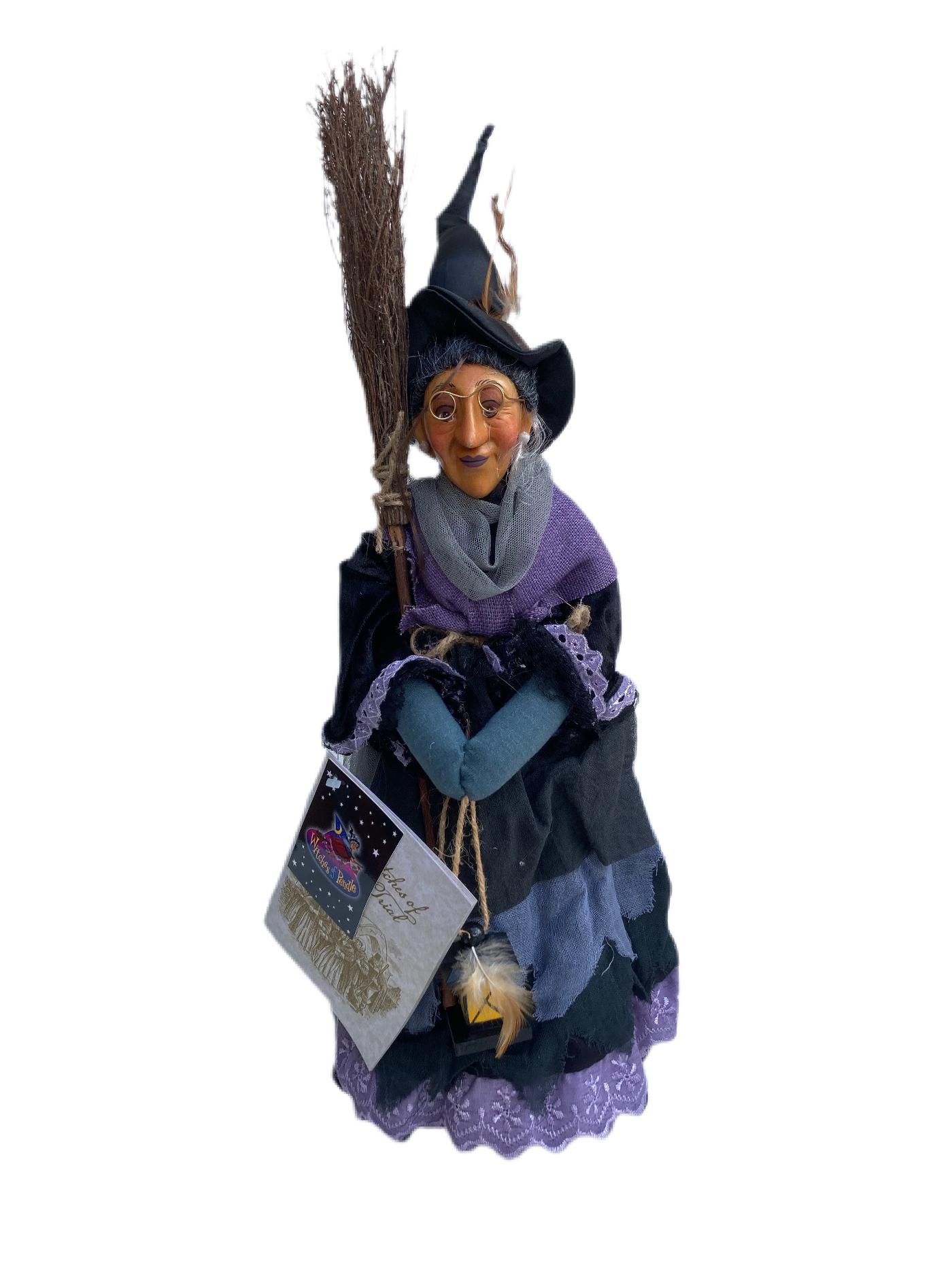 Witches Of Pendle Hazel 50cm Standing Purple
