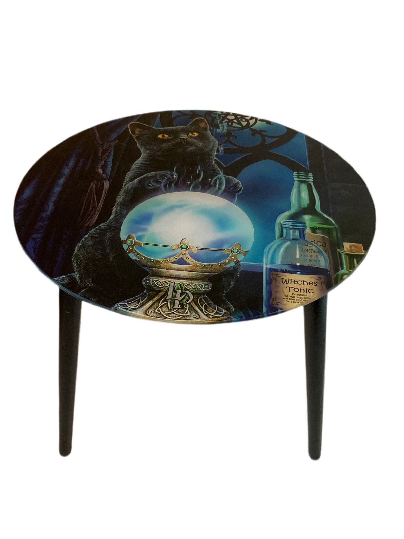 Lisa Parker The Witches Apprentice Glass side Table