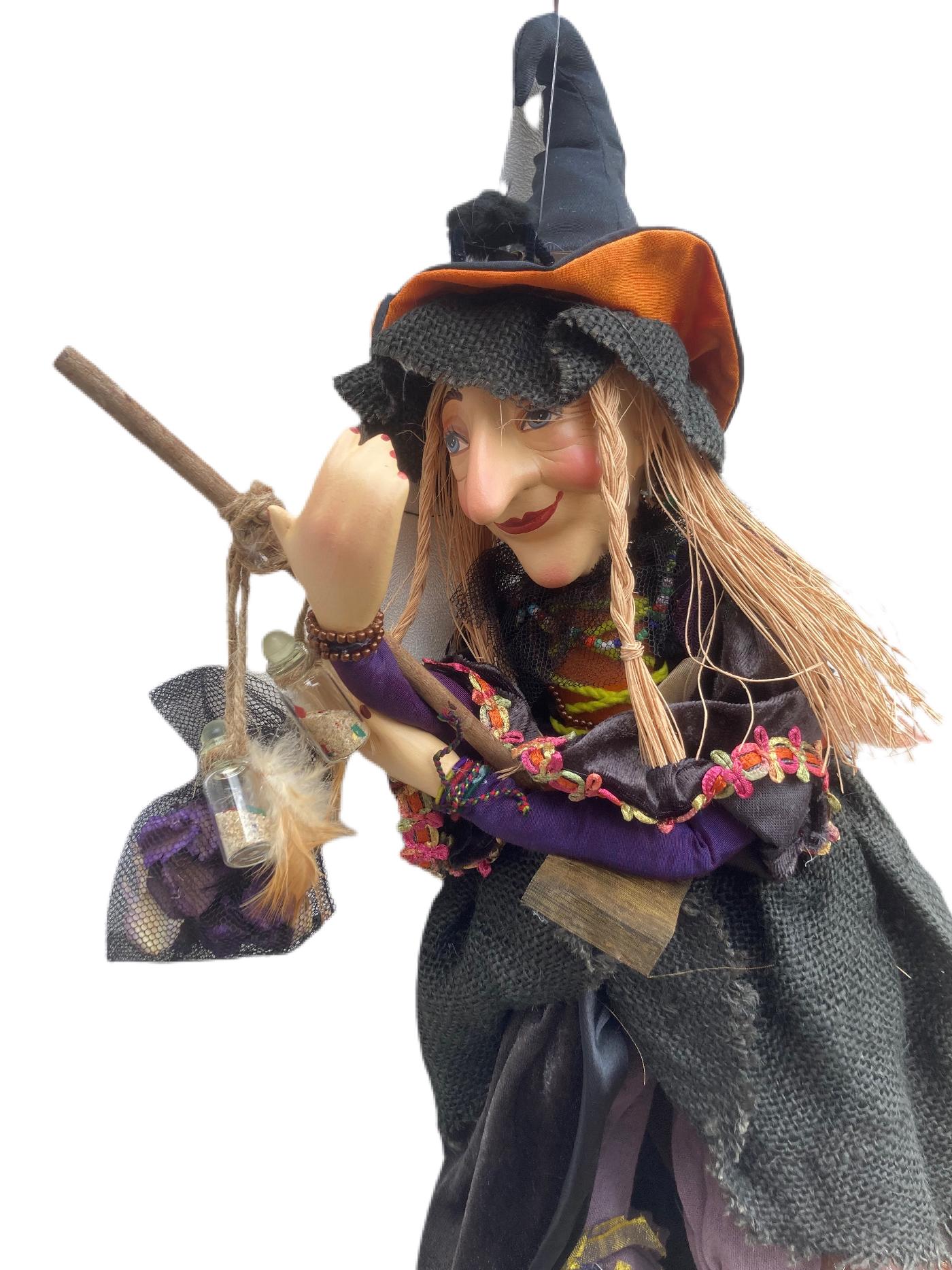 Witches Of Pendle Alice Nutter 50cm Flying Brown