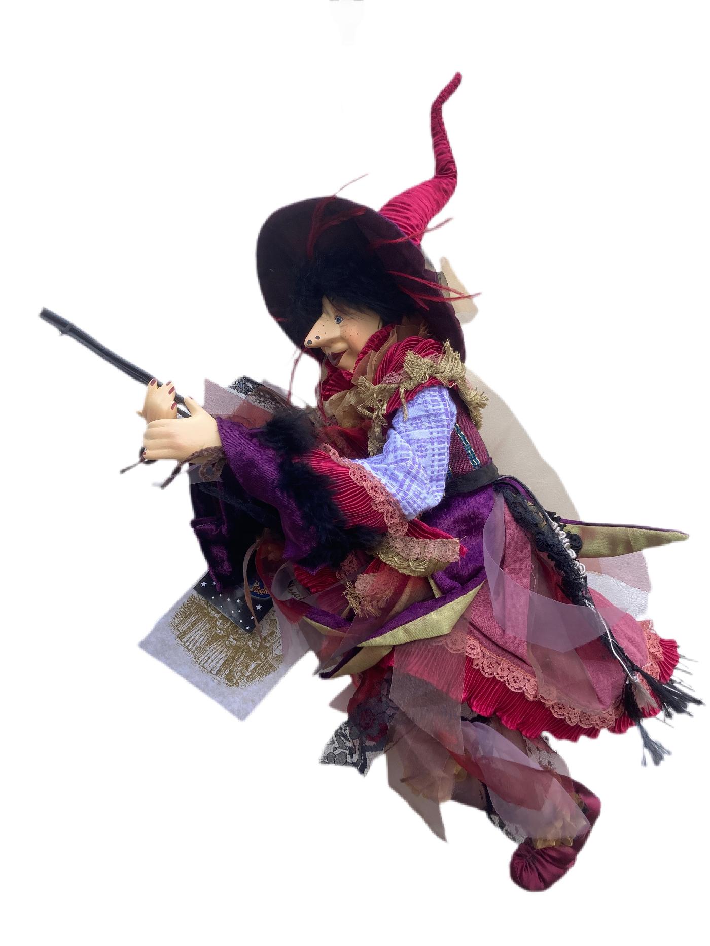 Witches Of Pendle Casandra 60cm Flying Burgundy