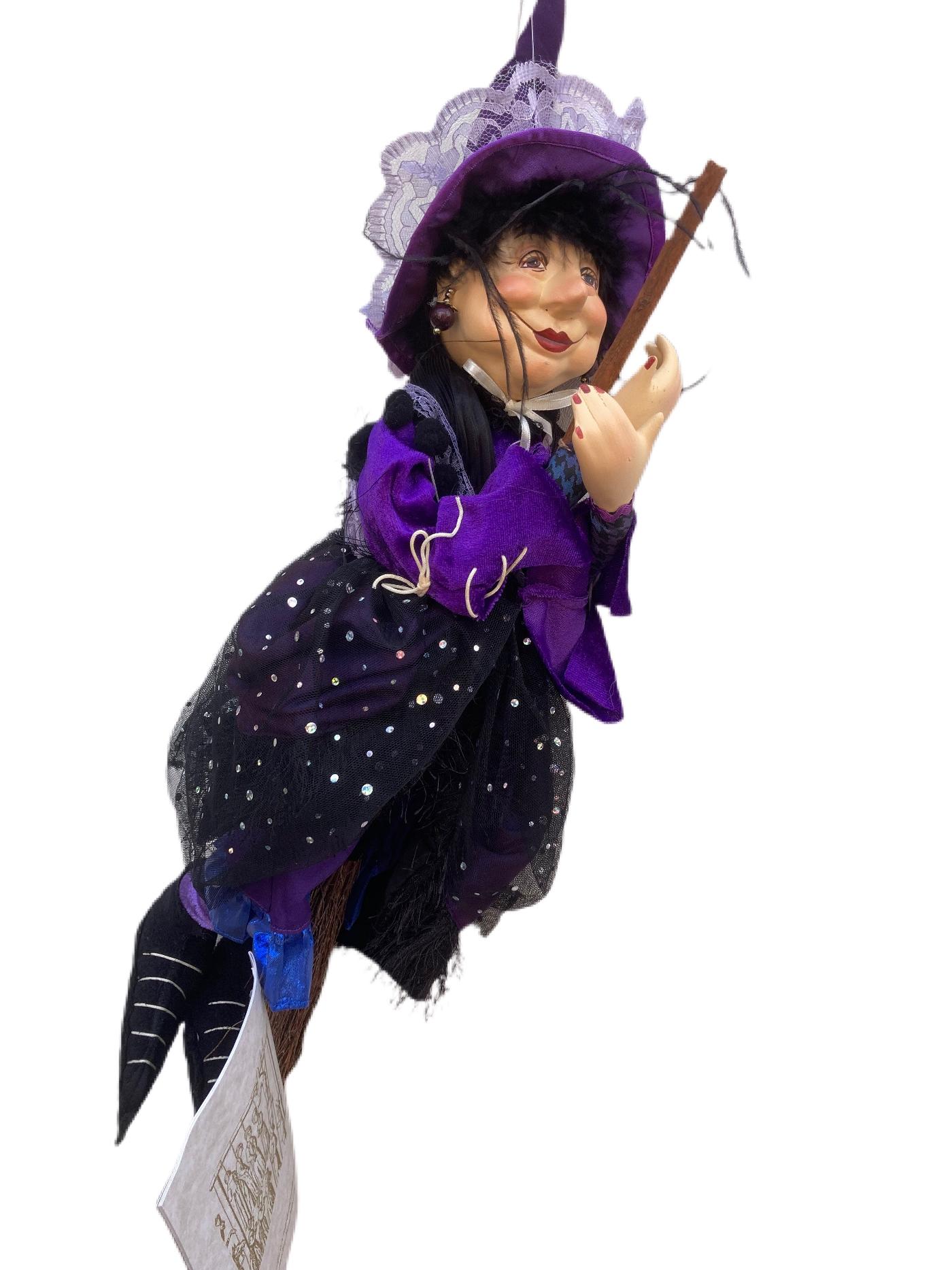 Witches Of Pendle Elizabeth Device 45cm Flying Purple
