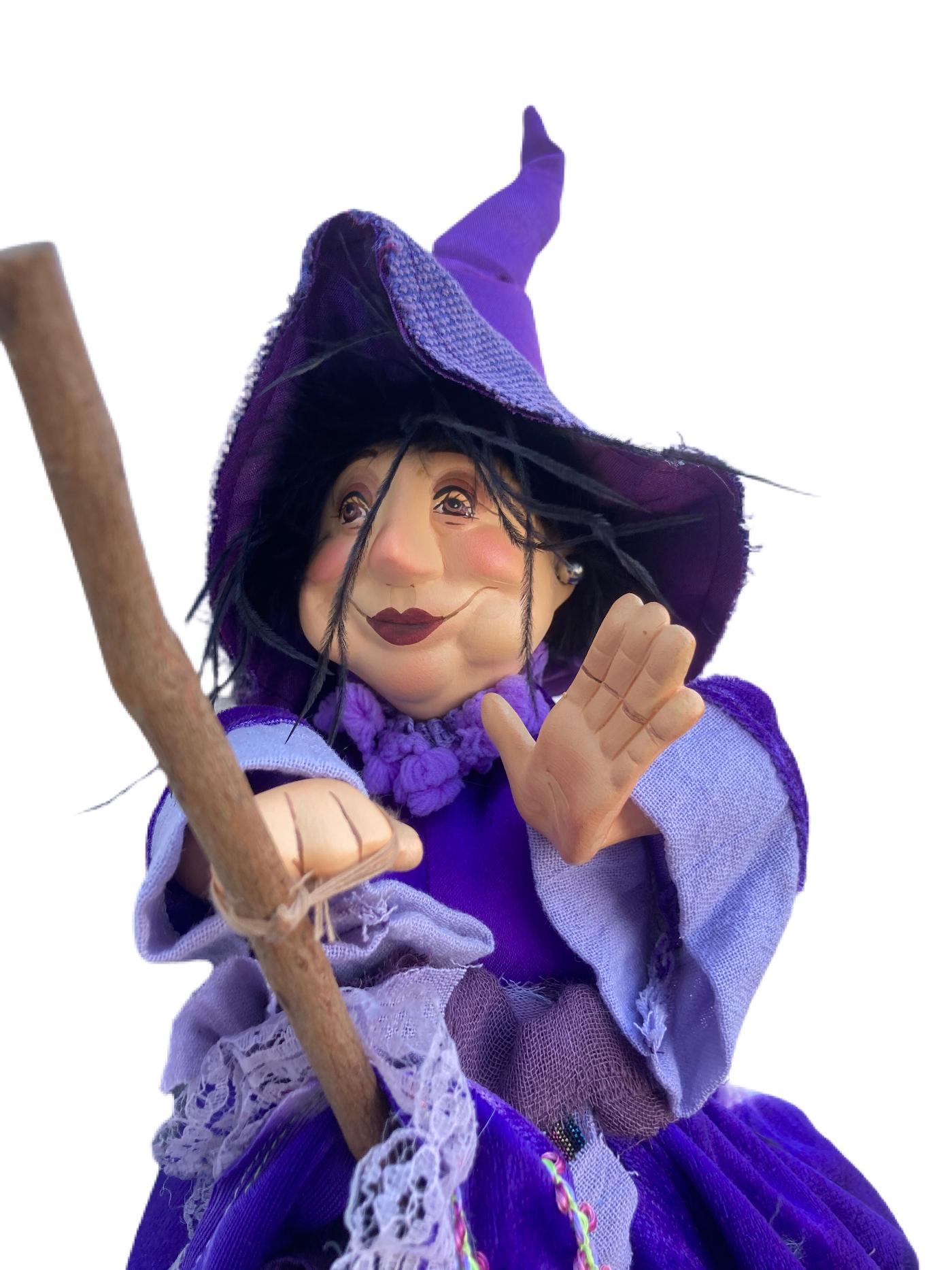 Witches Of Pendle Jennet Device 35cm Flying Purple