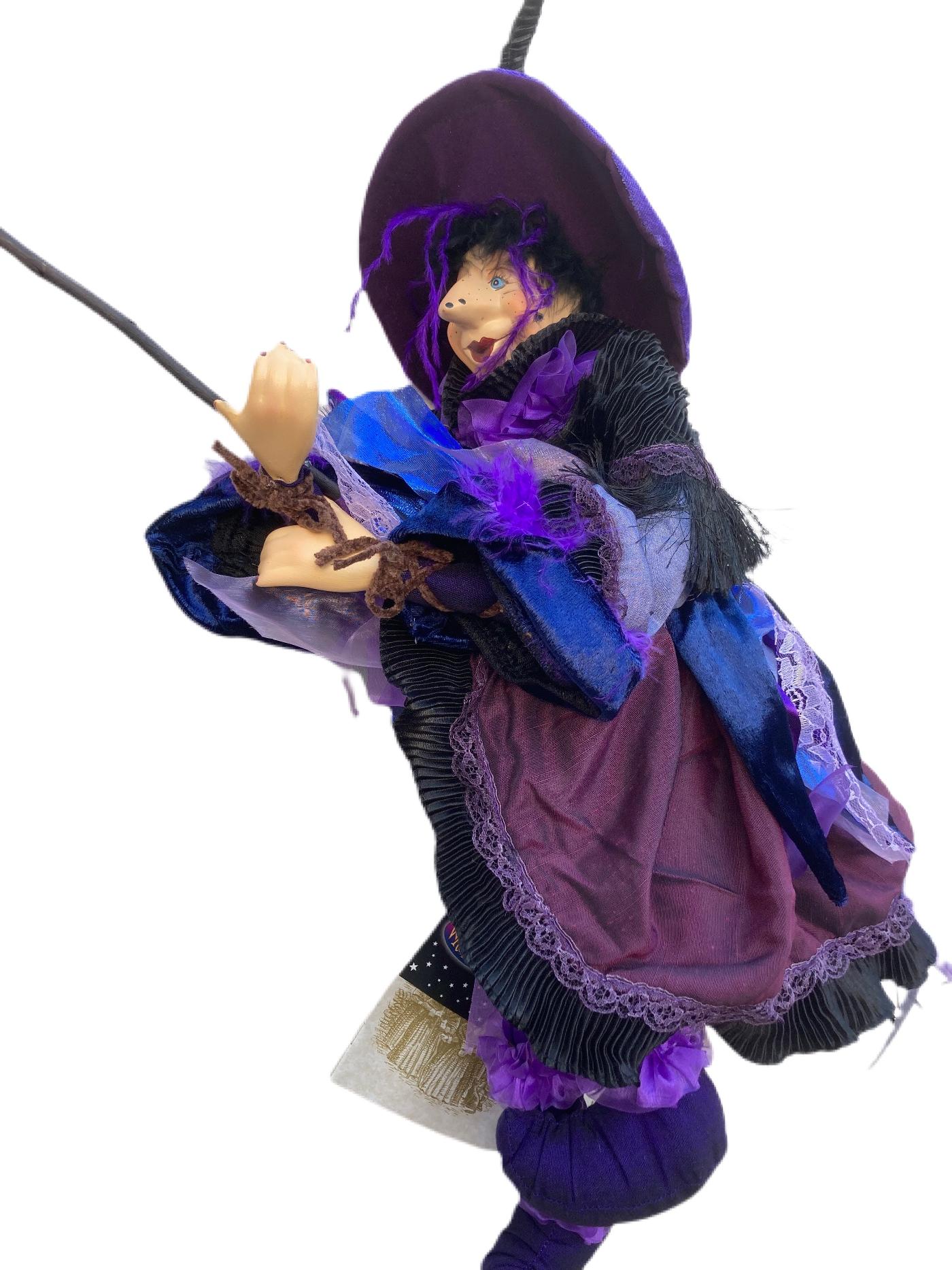 Witches Of Pendle Casandra 60cm Flying Purple